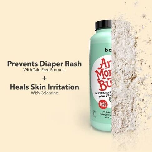 Anti Monkey Butt Baby Powder | Diaper Rash Prevention, Cornstarch & Calamine, Therapeutic Formula in Kuwait