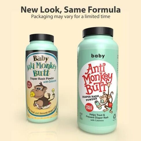 Anti Monkey Butt Baby Powder | Diaper Rash Prevention, Cornstarch & Calamine, Therapeutic Formula in Kuwait