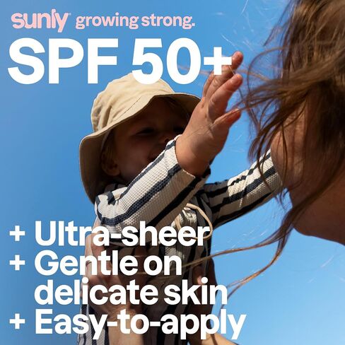 ATTITUDE Baby Mineral Sunscreen SPF 50, Broad Spectrum Zinc Oxide, EWG Verified, Mineral-Based, Non-Nano, Lightweight Cream for Face & Body, Gentle Formula, Unscented, 3 Oz in Kuwait