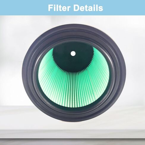 2 Pack VF6000 Filter for Ridgid 5-20 Gallon Wet Dry Vacuums WD5500 WD0671 WD6425 WD7000 WD1280 WD1851 WD1680 WD1956 RV2400A 1400RV RV2600B in Kuwait