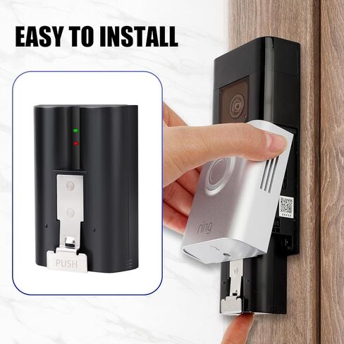 3-Pack Battery for Ring, Camera Batteries with Charger Station Ring Doorbell Batteries for Rings Camera 3/4 Stick Up Cameras Spotlight Cam Indoor/Outdoor Use in Kuwait