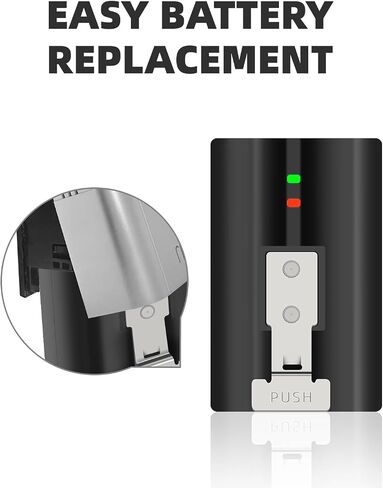 3-Pack Battery for Ring, Camera Batteries with Charger Station Ring Doorbell Batteries for Rings Camera 3/4 Stick Up Cameras Spotlight Cam Indoor/Outdoor Use in Kuwait