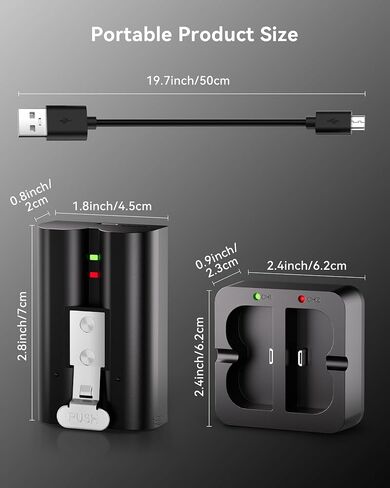 4 Pack Replacement Battery for Ring Doorbell, 6040mAh Rechargeable Li-ion Batteries Compatible with Ring Video Doorbell 2/3/3 Plus/4, Spotlight Cam, Stick Up Cam, Peephole Cam & Indoor Cam in Saudi Arabia