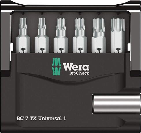 Wera 073404 6 Piece Professional Torx TX10-TX40 Mini Bit Check,5073404001 in Kuwait