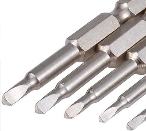 5 Pieces Magnetic Triangle Screwdriver Bits Set, 1/4 Inch Hex 1.8/2.0/2.3/2.7/3.0 Triangle Screwdriver Bits S2 Steel Triangle Drill, 50 mm Length in Kuwait