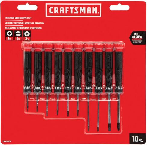 CRAFTSMAN Screwdriver Set, Precision, 10Piece (CMHT65070) in Kuwait