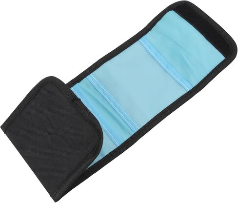 Camera Lens Filter Case for 25-86mm Round & 83x100 Square Filters, Shockproof Nylon Storage Bag with Label, Foldable Protective Pouch for Outdoor Travel (6 Packs) in Kuwait