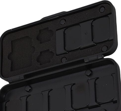 Lens Filter Storage Box for Pocket 3, Wide Angle Macro Lens Case Shockproof with Sponge, Camera Filter Protective BoxCover, Flip Open Memory Card Case for Travel Accessories in Kuwait