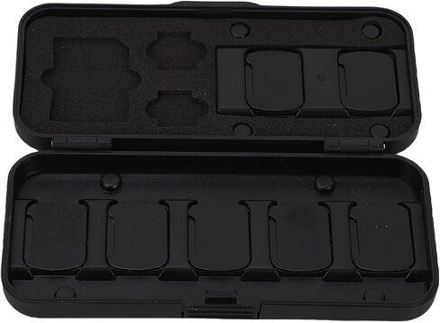 Lens Filter Storage Box for Pocket 3, Wide Angle Macro Lens Case Shockproof with Sponge, Camera Filter Protective BoxCover, Flip Open Memory Card Case for Travel Accessories in Kuwait