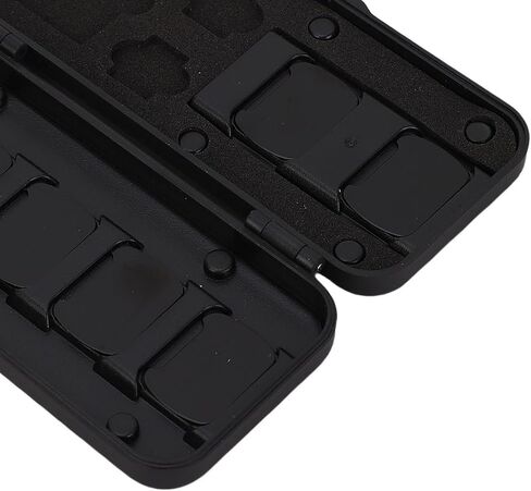 Lens Filter Storage Box for Pocket 3, Wide Angle Macro Lens Case Shockproof with Sponge, Camera Filter Protective BoxCover, Flip Open Memory Card Case for Travel Accessories in Kuwait
