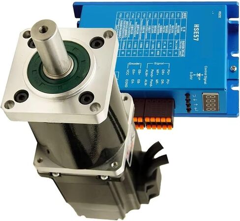 Nema23 Brake Planetary Geared 1.3Nm Closed Loop Stepper Motor 4A and Driver HSE57 Step with Encoder Reducer(Ratio 16 to 1) in Kuwait