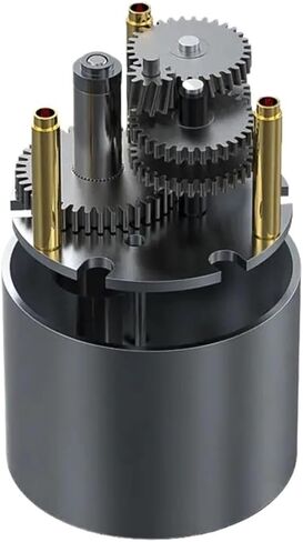 Motor Planetary DC Reduction DC Brushed Motor JGB37-520 Hall Encoder 6V Forward and Reverse High Torque 21KG.CM Gear Motor DC Motor(12rpm) in Kuwait
