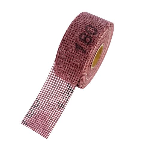 Emery Cloth Roll Grit 180 Plumbers Sanding Cloth, 1.5" X 10 Yards | Open Mesh Double Side Aluminum Oxide Sandpaper Rolls | Ideal for Clean Copper Pipe, Remove Metal Burrs, Wood Lathe Projects in Kuwait
