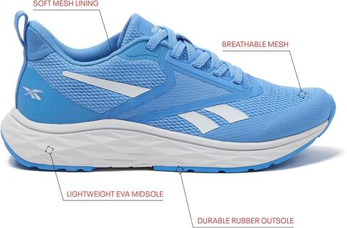 Reebok Aniwa Running Shoes for Women, Blue/White, 7 Medium in Kuwait
