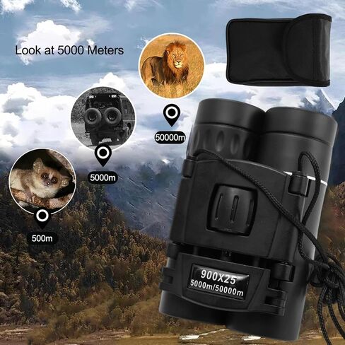 Powerful Long Range 900x25 BAK4 Telescope Low Light Jumelles for Hunting Camping Outdoor Binoculars in Kuwait