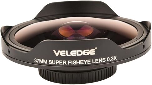 Fisheye Lens Adapter 37Mm 0.3X Hd Ultra Wide Angle Adapter Ring Camera Accessories in Kuwait