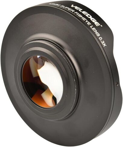 Fisheye Lens Adapter 37Mm 0.3X Hd Ultra Wide Angle Adapter Ring Camera Accessories in Kuwait
