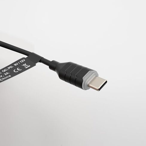 USB‑C to NP‑F550 Dummy Battery Coiled Power Cable Compatible with Sony NP‑F550/F570/F750/F770/F970, Atomos Ninja V/Shinobi/Shogun 7 Monitor, Field Monitor, LED Light, DSLR Mirrorless Camera in Kuwait