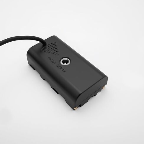 USB‑C to NP‑F550 Dummy Battery Coiled Power Cable Compatible with Sony NP‑F550/F570/F750/F770/F970, Atomos Ninja V/Shinobi/Shogun 7 Monitor, Field Monitor, LED Light, DSLR Mirrorless Camera in Kuwait
