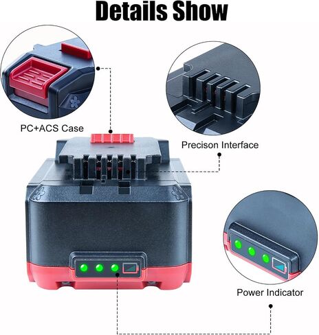 DTK Replacement for Bauer 20V Battery 4.0Ah Capacity Batteries 2 Packs in Kuwait