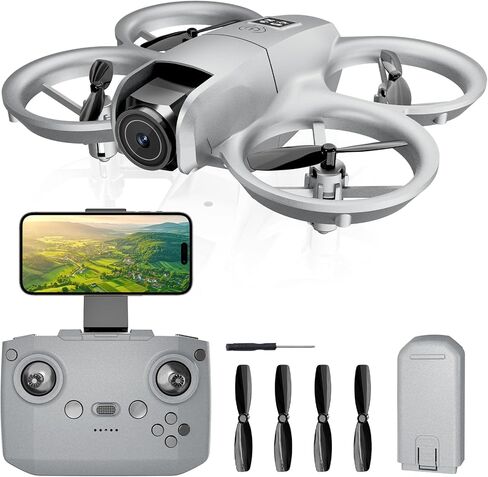 Drone with Camera 1080HD， Features One Key Takeoff/Landing, Altitude Hold, Headless Mode, 3D Flips, Trajectory Flight，3 Speed Modes, Easy to Fly for Beginners in Kuwait