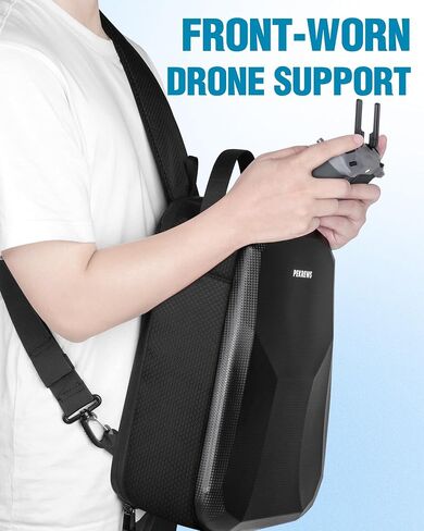 Air 3S Case, for DJI RC 2, RC-N3/N2 Remote Controller, Drone Bag | Waterproof, Drone Sling Backpack, for DJI Air 3 Fly More Combo Accessories, Hardshell Crossbody Bag, Travel Drone Backpack in Kuwait