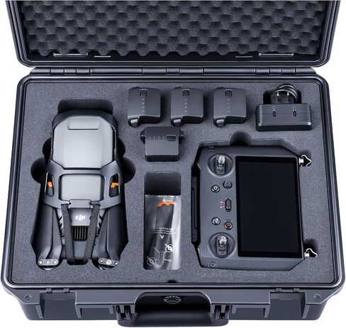 Lykus Titan M350 Waterproof Hard Case for DJI Mavic 3 Pro/Classic, RC Pro and DJI RC Simultaneously, Support RC Lanyard [CASE ONLY] in Kuwait