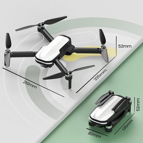 Holy Stone FPV Drone with 1080P HD Camera for Beginner Adults and Kids, HS280D Foldable RC Quadcopter with Brushless Motor, Optical Flow, Tap Fly, Voice Control, Gesture Selfie, 2 Modular Batteries in Kuwait
