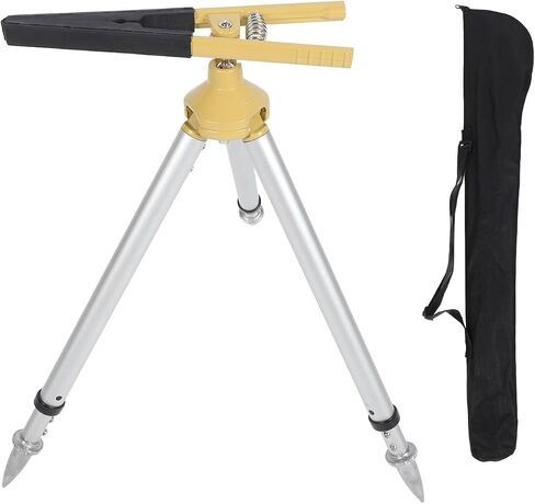Survey Tripod Stand for Total Station | 46-60cm Adjustable Aluminum Alloy Tripod | Mini Tripod for Prism Pole/Foundation Measurement/Challenging - to - Access Areas in Kuwait