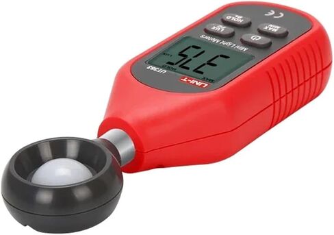 UT383 UT383BT Digital Illuminance Lux Meter Display High Precision | Wide-range sensor measures illuminance in Lux or FC with clear display, data hold and portable operation(UT383) in Kuwait