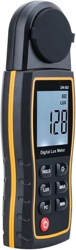 200000Lux Digital Illuminance Lux Meter Display High Precision | Wide-range sensor measures illuminance in Lux or FC with clear display, data hold and portable operation in Kuwait