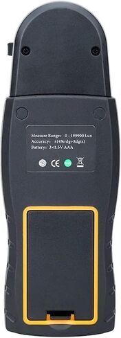 200000Lux Digital Illuminance Lux Meter Display High Precision | Wide-range sensor measures illuminance in Lux or FC with clear display, data hold and portable operation in Kuwait