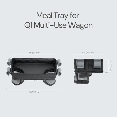 Familidoo Q1 Wagon Snack & Activity Tray with Cup Holders, Divider, and Waterproof Surface – Easy to Install and Clean in Kuwait