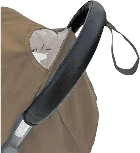 Soft Leather Handle Sleeve Cover Compatible for Babyzen YOYO2,Stroller Accessories Baby Stroller Handlebar Protect Case in Kuwait