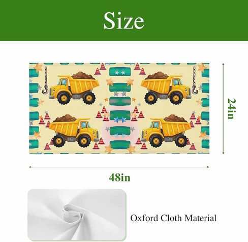 Fluorescent Light Covers for Ceiling Lights Classroom, Yellow Trucks 4x2Ft Led Magnetic Light Fixture Cover for Office,Bathroom,Kitchen, 2 Pack, Cartoon Stars Caravans Roadblocks Khaki in Kuwait