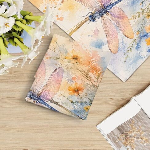 4 Pack Light Covers for Ceiling Lights Magnetic Fluorescent Light Covers for Classroom Dragonfly Watercolor Style Aquarelle Dragonfly for Ceiling Lamp Shade for Home Office School in Kuwait