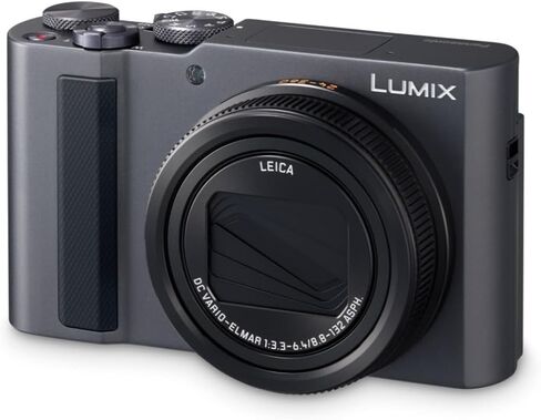 Lumix ZS300 Compact Point and Shoot 4K Digital Camera (Silver, 3 Items) | 20.1MP 1-Inch Sensor, 15x Leica Zoom, 4K Video, Includes Memory Card and Protective Case in Kuwait