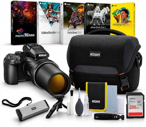 Nikon COOLPIX P1100 Digital Camera with Accessories Bundle (5 Items) in Kuwait