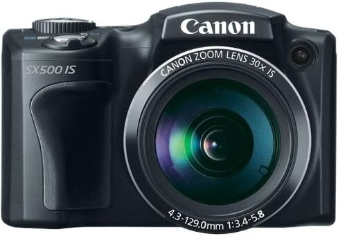 Canon PowerShot SX500 IS 16.0 MP Digital Camera with 30x Wide-Angle Optical Image Stabilized Zoom and 3.0-Inch LCD (Black) (OLD MODEL) in Kuwait