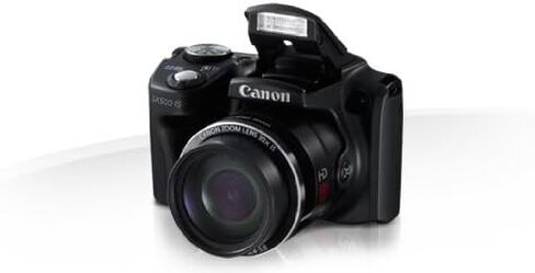 Canon PowerShot SX500 IS 16.0 MP Digital Camera with 30x Wide-Angle Optical Image Stabilized Zoom and 3.0-Inch LCD (Black) (OLD MODEL) in Kuwait