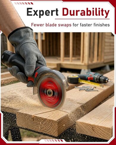 ZORUNNA 6Pcs 3 Inch Circular Saw Blade, 36T Wood Cut Off Wheel | Fast Clean Cutting with Tungsten Carbide Tipped, With 7/16" Arbor and 3/8" Bushing, for Plywood Plastic PVC Aluminum in Kuwait