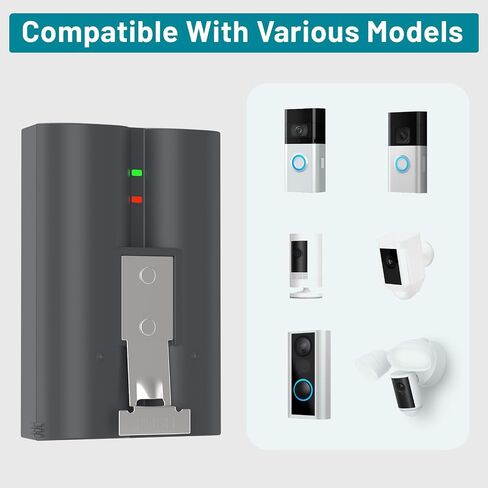 TREE.NB 4-Pack Replacement Battery for Ring Doorbell - 8000mAh Rechargeable Camera Batteries with Charger Station for Ring Video Doorbell 2/3/3 Plus/4, Spotlight Cam, Stick Up Cam and Peephole Indoor in Kuwait