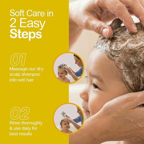 BELLA B Bundle Bee Gone Cradle Cap Shampoo & Healthy Hair Scalp Cradle Cap Treatment & Conditioner 8oz, Baby Cradle Cap Kit Enriched with Aloe Vera & Organic Extracts Oil | Paraben & Sulfate Free in Kuwait