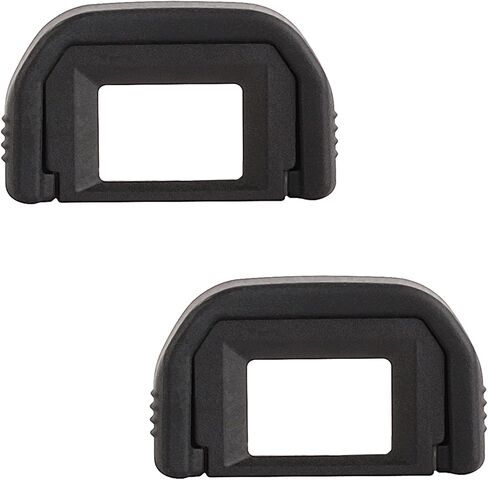 2 Pcs Eyecup EF Viewfinder Eyepiece Compatible with Canon EOS Rebel T6 T7 T5 T3 T100 4000D SL3 SL2 SL1 T8i T7i T6s T6i T5i T4i T3i T2i T1i XSi XTi XT XS Camera, Replacement Eye Cup Eyepiece EF in Kuwait