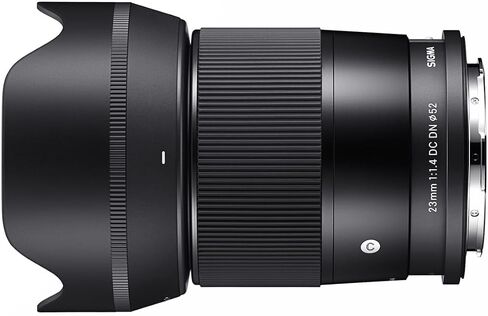 Sigma 23mm f/1.4 DC DN Contemporary Lens for L Mount Bundle with 52mm Multi Coated UV Filter, Microfiber Cleaning Cloth in Kuwait