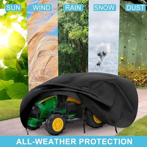 Kids Ride On Toy Tractor Cover, 70" x 28" x 26" Outdoor Waterproof Cover | Fit for Kids Electric Tractor with Trailer, All Weather Protection, 420D Oxford Fabric, Windproof Buckles in Kuwait