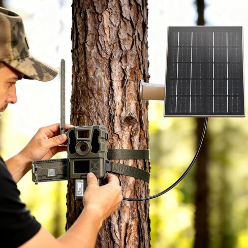 New Reveal Solar Panel Built-in 6V/7400mAh 12V/3700mAh Lithium Battery | Compatible with Camera Reveal Ultra, X Gen 3.0, Pro 3.0, X, X Pro, X Gen 2.0, XB, SK in Kuwait