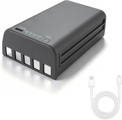 7000mAh Rechargeable Battery Compatible with Steahlt Cam Trail Camera Flashback, Deceptor MAX, Fusion MAX and Connect MAX - Power Indicator Light & Type-C Fast Charging (1-Pack) in Saudi Arabia