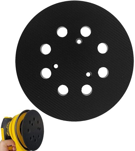 5 inch 8 Hole Hook and Loop Replacement Sander Pad for DeWalt DW420, DW421, Dw423, DW426, D26451, D26453 Orbital Sander in Kuwait