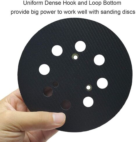 5 inch 8 Hole Hook and Loop Replacement Sander Pad for DeWalt DW420, DW421, Dw423, DW426, D26451, D26453 Orbital Sander in Kuwait